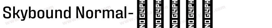 Skybound Normal字体转换